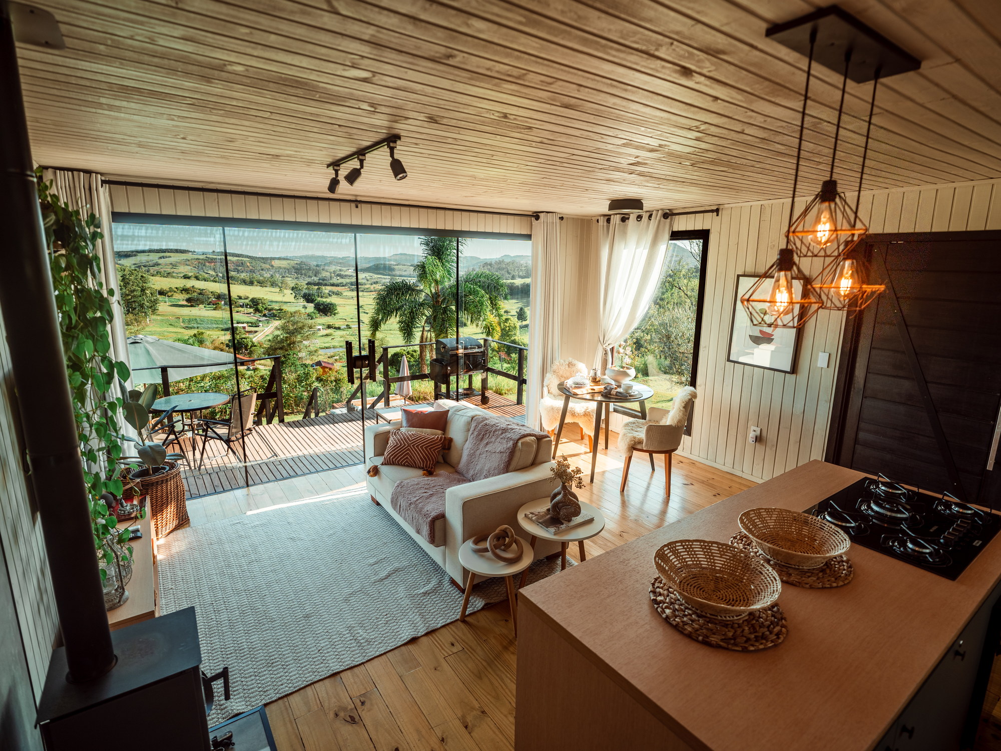 Uma vista que ocupa a casa inteira